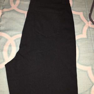 Plus size high waisted black jeans